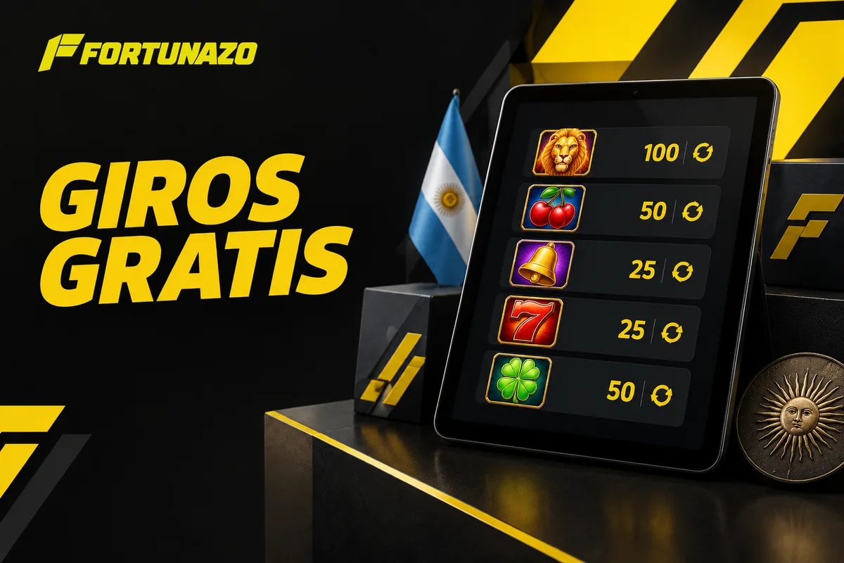 Tablet con el reparto de giros gratis por depósito