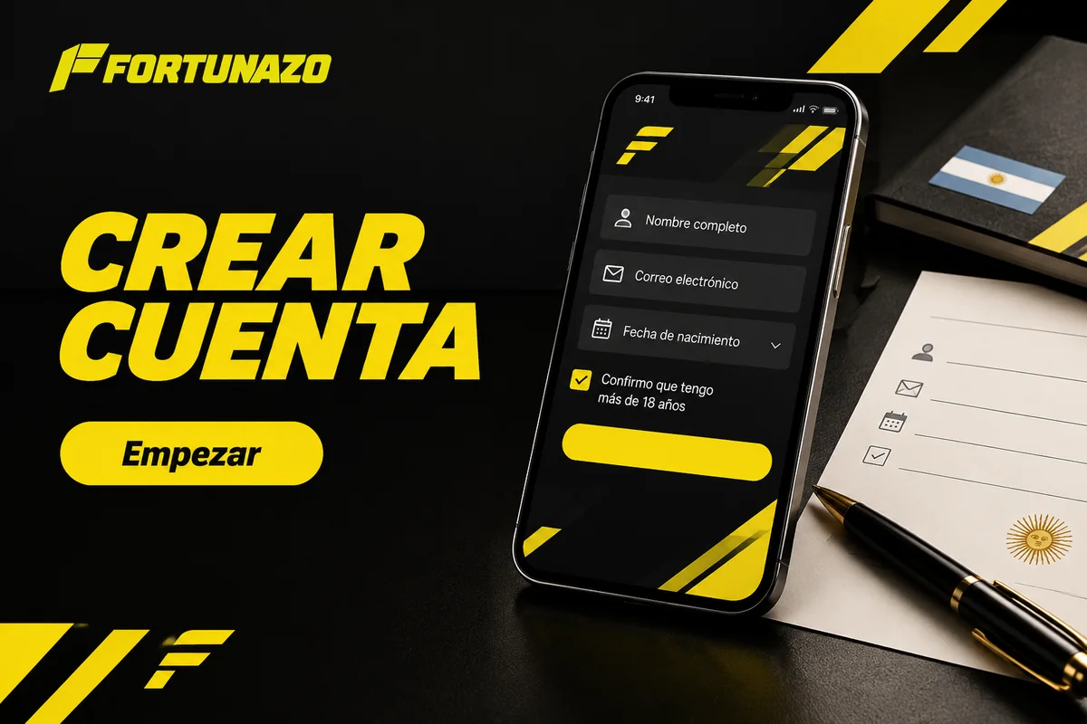 Celular con formulario de registro y confirmación de edad