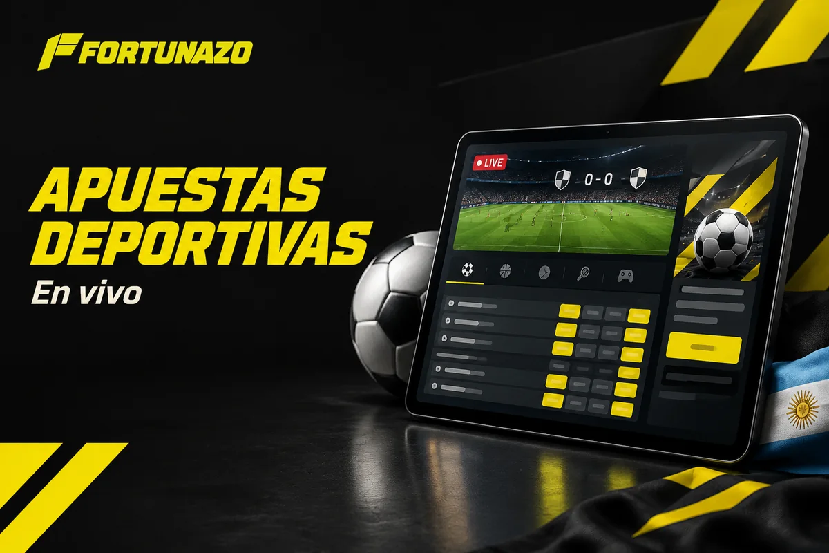 Pantalla de cuotas deportivas y mercados de fútbol