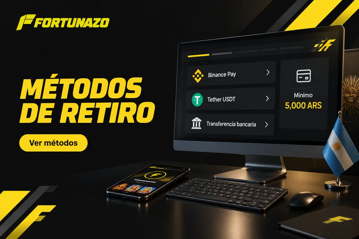 Opciones de retiro en pantalla junto al mínimo general