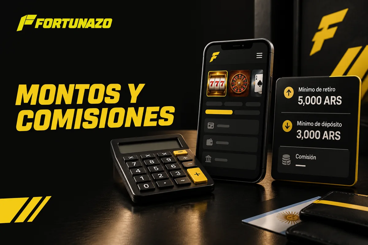 Calculadora junto a mínimos de depósito y retiro