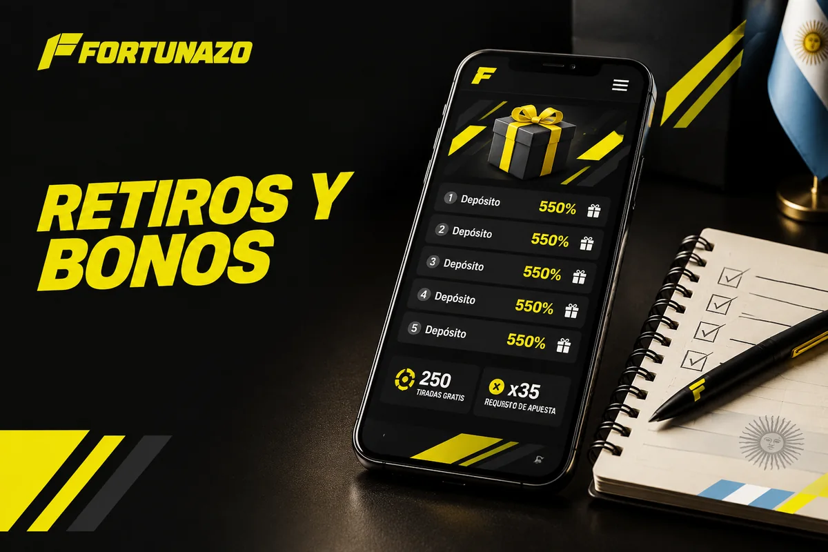 Oferta dividida en depósitos con giros y requisito de apuesta
